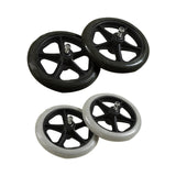 Maxbell 2x Replacement Wheelchair Wheels PVC Premium for Walkers Electric Wheelchair 6inch