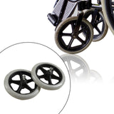 Maxbell 2x Replacement Wheelchair Wheels PVC Premium for Walkers Electric Wheelchair 6inch