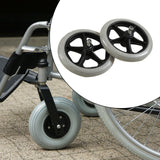 Maxbell 2x Replacement Wheelchair Wheels PVC Premium for Walkers Electric Wheelchair 6inch