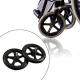 Maxbell 2x Replacement Wheelchair Wheels PVC Premium for Walkers Electric Wheelchair 7inch