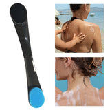 Maxbell Body Brush Multipurpose Lightweight Travel Applicator Brush for Adults Women Blue