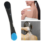 Maxbell Body Brush Multipurpose Lightweight Travel Applicator Brush for Adults Women Blue