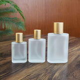 Maxbell Frosted Glass Spray Bottle No Leaking Refillable Empty Travel Perfume Bottle 100ml