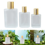Maxbell Frosted Glass Spray Bottle No Leaking Refillable Empty Travel Perfume Bottle 100ml