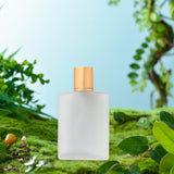 Maxbell Frosted Glass Spray Bottle No Leaking Refillable Empty Travel Perfume Bottle 50ml