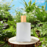 Maxbell Frosted Glass Spray Bottle No Leaking Refillable Empty Travel Perfume Bottle 25ml