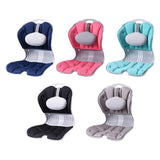 Maxbell Back Posture Corrector Back and Support for Home Desk Office Home Floor Seat Black