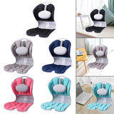 Maxbell Back Posture Corrector Back and Support for Home Desk Office Home Floor Seat Black