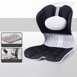 Maxbell Back Posture Corrector Back and Support for Home Desk Office Home Floor Seat Black