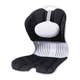 Maxbell Back Posture Corrector Back and Support for Home Desk Office Home Floor Seat Black