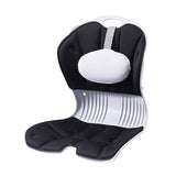 Maxbell Back Posture Corrector Back and Support for Home Desk Office Home Floor Seat Black