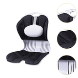 Maxbell Back Posture Corrector Back and Support for Home Desk Office Home Floor Seat Black