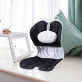 Maxbell Back Posture Corrector Back and Support for Home Desk Office Home Floor Seat Black