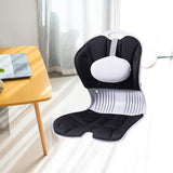 Maxbell Back Posture Corrector Back and Support for Home Desk Office Home Floor Seat Black