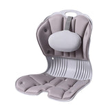 Maxbell Back Posture Corrector Back and Support for Home Desk Office Home Floor Seat Gray