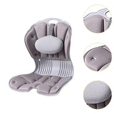 Maxbell Back Posture Corrector Back and Support for Home Desk Office Home Floor Seat Gray