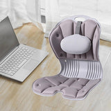 Maxbell Back Posture Corrector Back and Support for Home Desk Office Home Floor Seat Gray