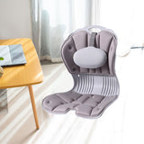 Maxbell Back Posture Corrector Back and Support for Home Desk Office Home Floor Seat Gray