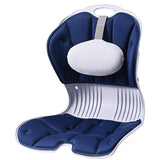 Maxbell Back Posture Corrector Back and Support for Home Desk Office Home Floor Seat Blue