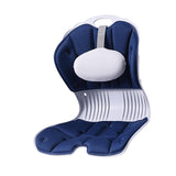Maxbell Back Posture Corrector Back and Support for Home Desk Office Home Floor Seat Blue