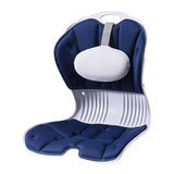 Maxbell Back Posture Corrector Back and Support for Home Desk Office Home Floor Seat Blue