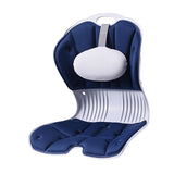 Maxbell Back Posture Corrector Back and Support for Home Desk Office Home Floor Seat Blue