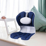 Maxbell Back Posture Corrector Back and Support for Home Desk Office Home Floor Seat Blue