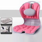 Maxbell Back Posture Corrector Back and Support for Home Desk Office Home Floor Seat Pink