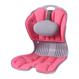 Maxbell Back Posture Corrector Back and Support for Home Desk Office Home Floor Seat Pink
