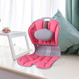 Maxbell Back Posture Corrector Back and Support for Home Desk Office Home Floor Seat Pink