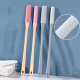 Maxbell Toe Cleaning Brush Lotion Applicator for Foot Cleaning Bath Brush Foot Brush Gray Set