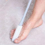 Maxbell Toe Cleaning Brush Lotion Applicator for Foot Cleaning Bath Brush Foot Brush Gray Set