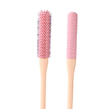 Maxbell Toe Cleaning Brush Lotion Applicator for Foot Cleaning Bath Brush Foot Brush Pink Set