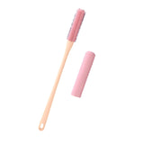 Maxbell Toe Cleaning Brush Lotion Applicator for Foot Cleaning Bath Brush Foot Brush Pink With Head