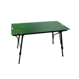 Maxbell Folding Table Furniture Stable Aluminum Alloy Patio Desk for Yard Garden BBQ Green