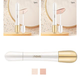 Maxbell 2 in 1 Foundation and Concealer Liquid Portable Full Coverage Built in Brush bright skin