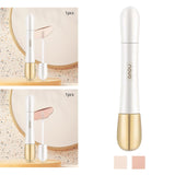 Maxbell 2 in 1 Foundation and Concealer Liquid Portable Full Coverage Built in Brush bright skin