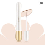 Maxbell 2 in 1 Foundation and Concealer Liquid Portable Full Coverage Built in Brush bright skin