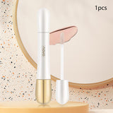 Maxbell 2 in 1 Foundation and Concealer Liquid Portable Full Coverage Built in Brush natural color