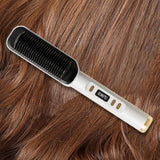 Maxbell Hair Straightener Styling Comb Beauty Supplies Heated Hair Straightener Comb
