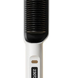 Maxbell Hair Straightener Comb 2 in 1 Heated Hair Straightener Comb for Gifts Beauty white