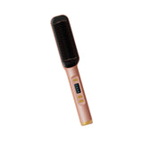 Maxbell Hair Straightener Comb 2 in 1 Heated Hair Straightener Comb for Gifts Beauty pink