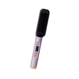 Maxbell Hair Straightener Comb 2 in 1 Heated Hair Straightener Comb for Gifts Beauty violet