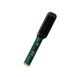 Maxbell Hair Straightener Comb 2 in 1 Heated Hair Straightener Comb for Gifts Beauty green