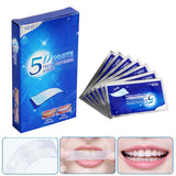 Maxbell 14 Pieces Tooth Whitening Strips Sturdy Easy to Use for Travel Dating Office