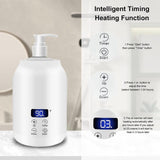 Maxbell Single Bottle Oil Heater Multifunction Lotion Dispenser for Cream Lotion White