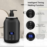 Maxbell Single Essential Oil Bottle Heater Professional for Lotion Cream LED Display Black