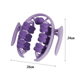 Maxbell Massage Roller Lightweight Leg Massager for Arm Thigh Bodybuilding Equipment purple