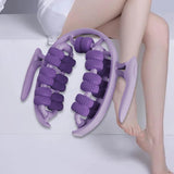 Maxbell Massage Roller Lightweight Leg Massager for Arm Thigh Bodybuilding Equipment purple