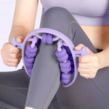 Maxbell Massage Roller Lightweight Leg Massager for Arm Thigh Bodybuilding Equipment purple